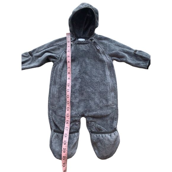 The North Face Gray Kids One Piece Footie - Picture 9 of 9